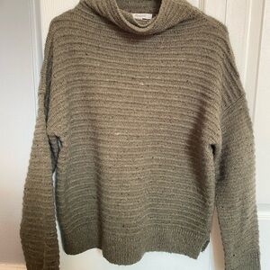 Madewell Olive Cowl Neck Sweater